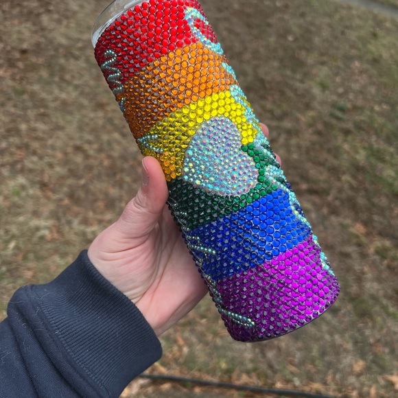 Colorful Rhinestone Tumbler - Picture 4 of 5